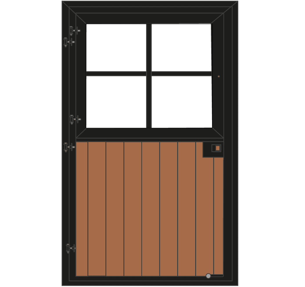 Profi twee-delige draaideuren