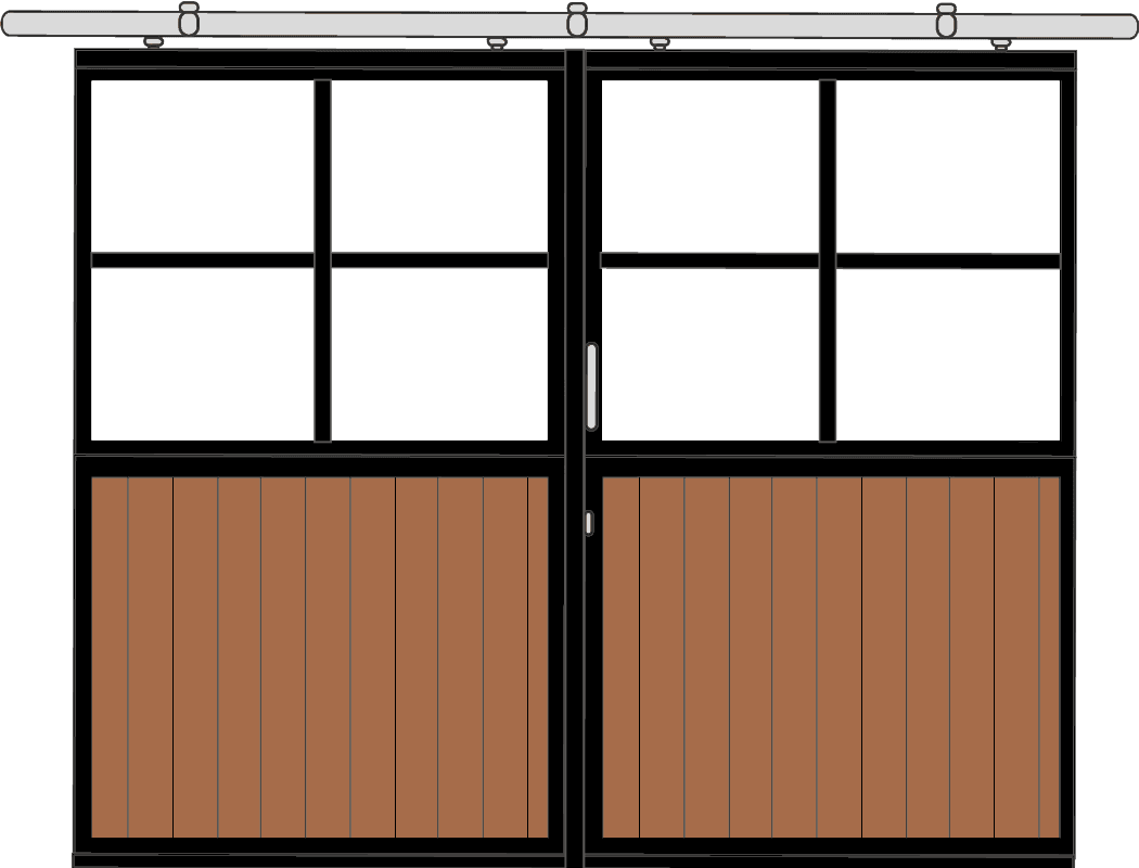 Dubbele Schuifdeuren