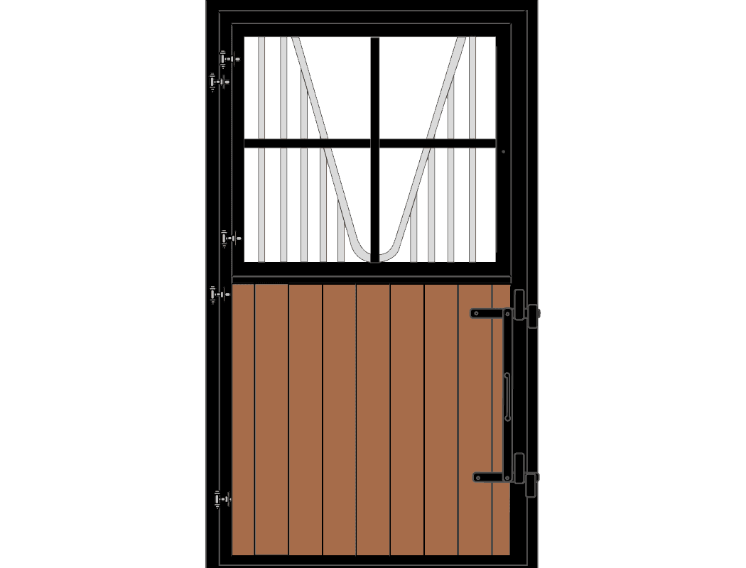 Twee-delige Draaideuren