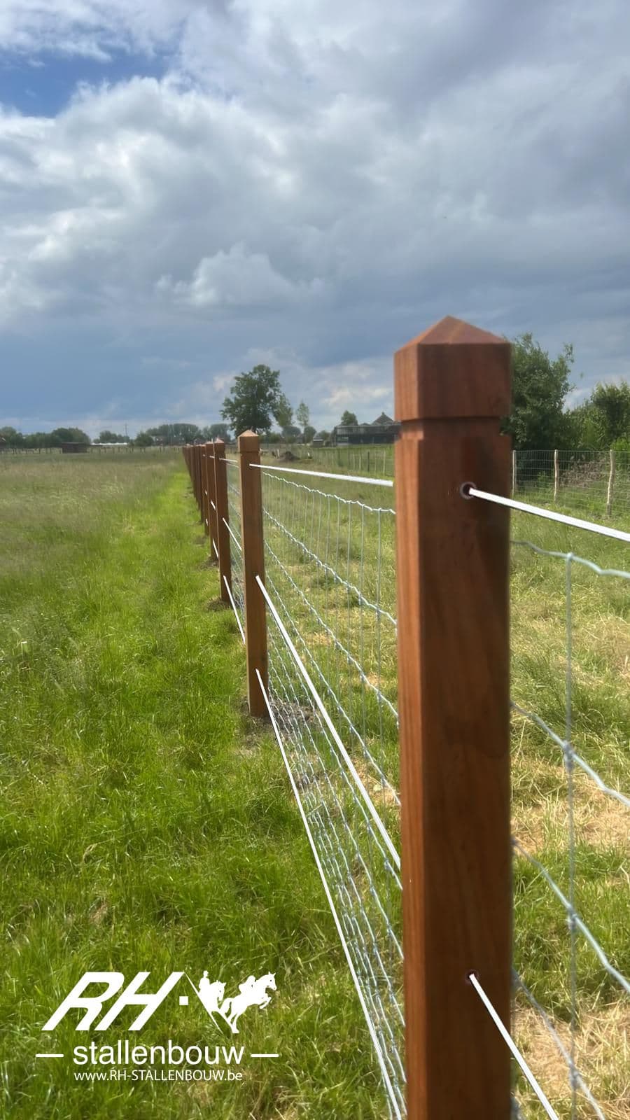 Hardhouten omheining te beveren - afbeelding 5